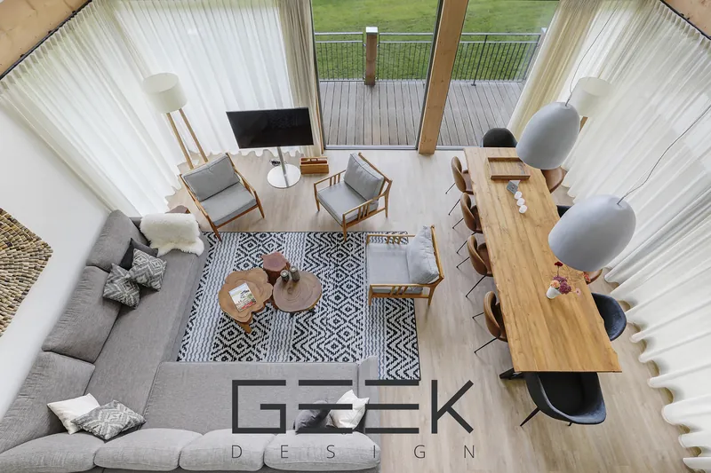 Living room from above