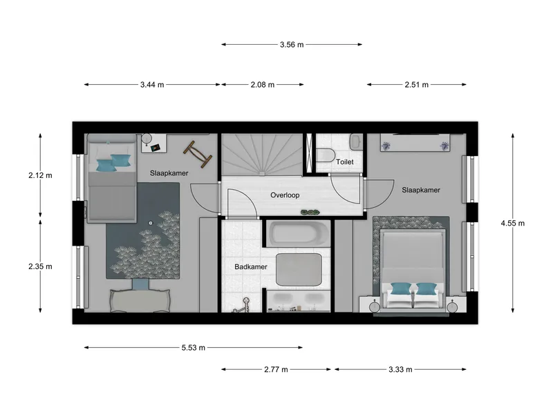 2D floor plan · First floor