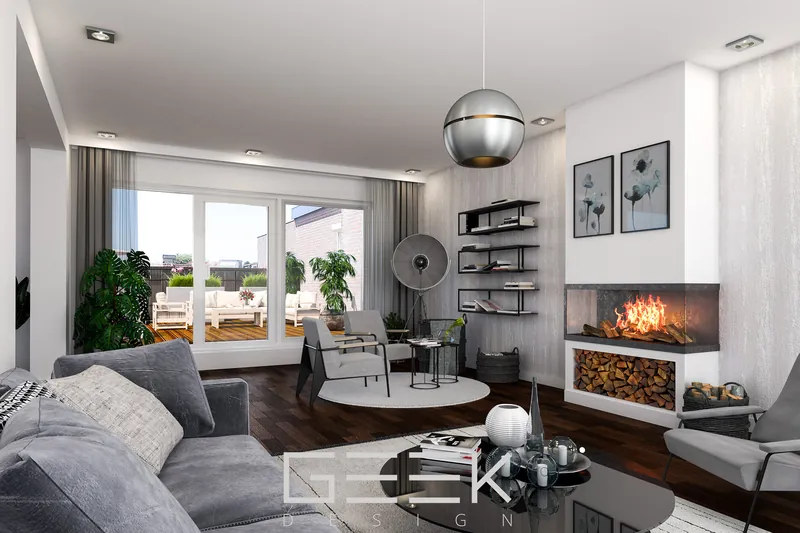 3D interior · Living room